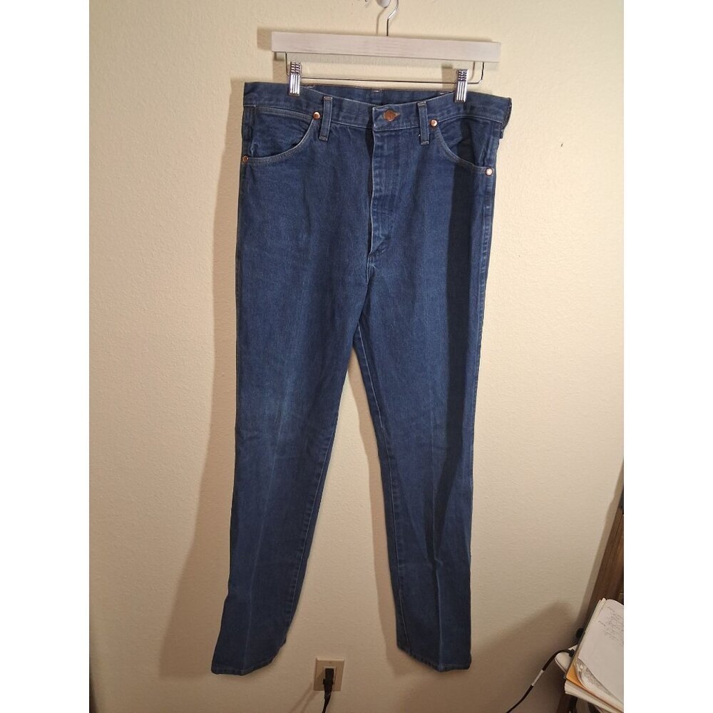 Wrangler Denim Blue Jeans Men's Size 35x36